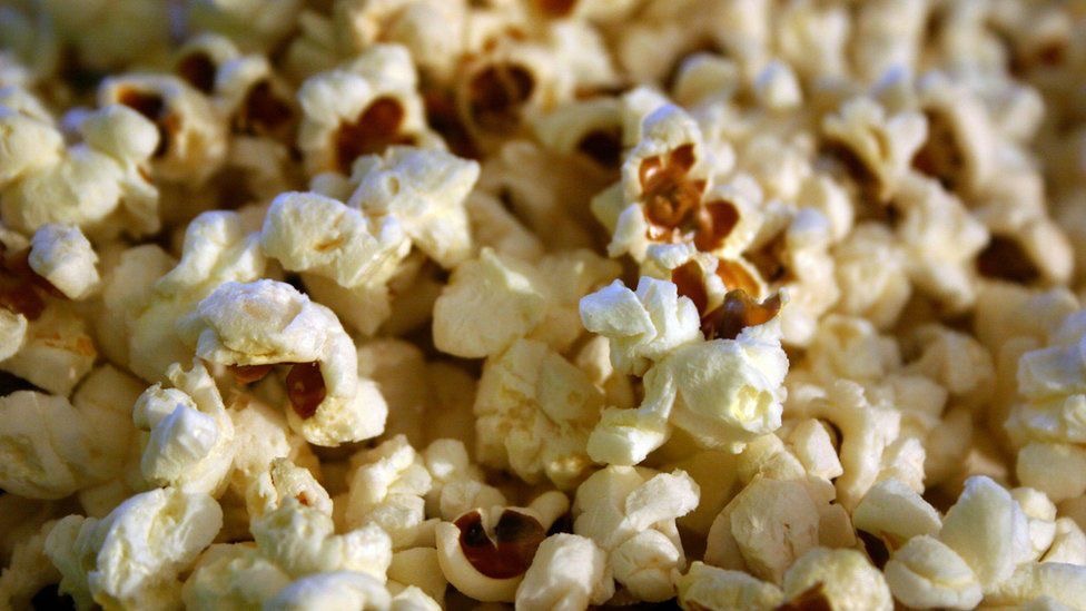 Popcorn, close up view